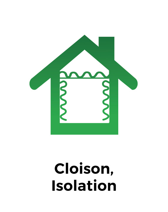 Cloison, isolation